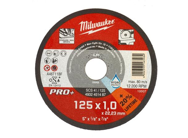 Milwaukee kappskive SCS, 125mm 1 stk pr. pakke / PRO+ 
