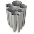 Mantel Rettmeter RF Syrefast, 1355 mm