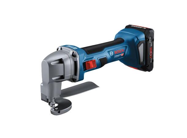 BOSCH platesaks GSC 18V GSC 18V-16 E / 2 x 4,0 Ah L + lader 