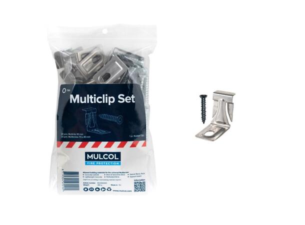 Mulcol® Multiclip Set 25 stk pr. pakke 