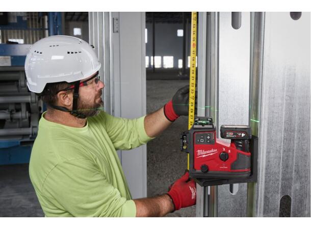 Milwaukee autojusterende 3-planlaser M12 M12 A3PLO-0C 