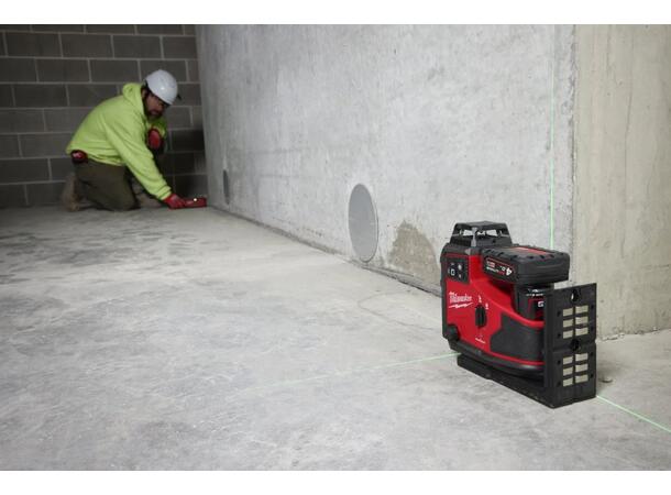 Milwaukee autojusterende 3-planlaser M12 M12 A3PLO-0C 