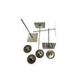 CLIM Perf. henger m/skive SS316 150mm 250 stk/eske / GSP-SS316-150A-40