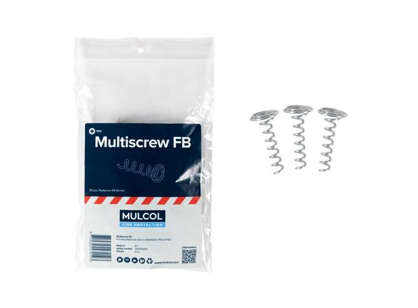 Mulcol® Multiscrew FB 20 stk pr. pakke 