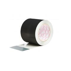 Coroplast 933 SW - 75mm x 50 m 18 rull/krt / Svart alu-tape m/dekkpapir