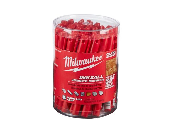 Milwaukee merkepenn, rød spiss / permanent 