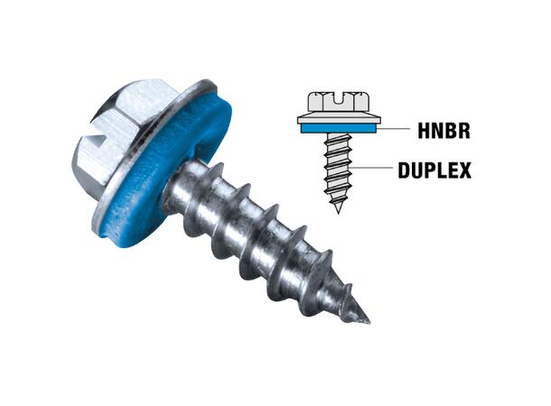 GOEBEL DUPLEX skrue HNBR 4,3x13mm 500 stk pr. eske / AISI 318LN 