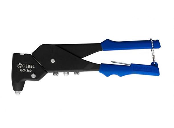 GOEBEL popnagletang, GO-360 1 stk pr. eske / 360° vribart hode 