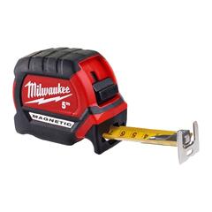 Milwaukee målebånd 5m, magnetisk 1 stk pr. pakke