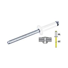 GOEBEL RAINBOW Hvit popnagler