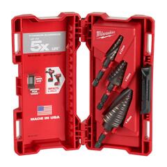Milwaukee trinnbor shockwave SET 1 stk av --> 4-12, 4-20 og 4-30mm