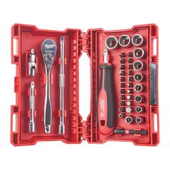 Milwaukee bitssett m/skralle ¼"