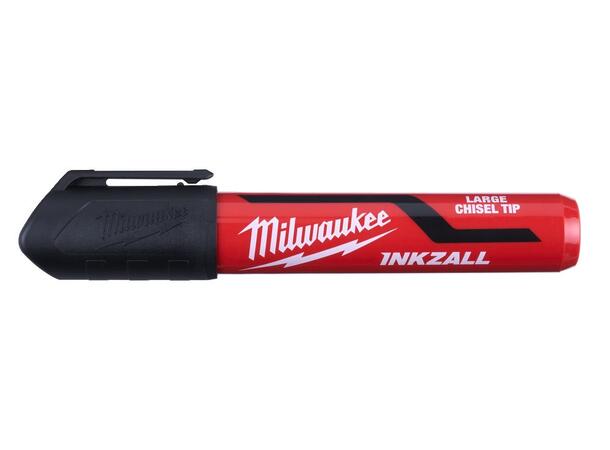 Milwaukee merkepenn, svart flat tupp 