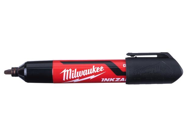 Milwaukee merkepenn, svart flat tupp 