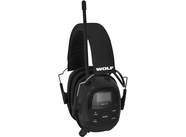 WOLF Headset PRO m/DAB og Bluetooth 