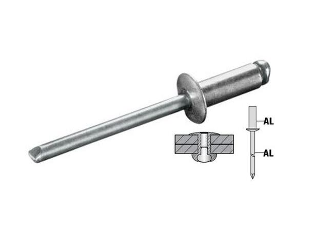 GOEBEL popnagler Alu/Alu 