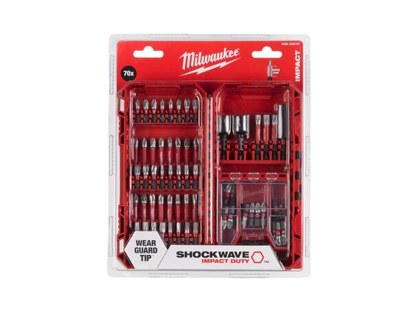 Milwaukee bitssett SHW 70 deler 