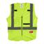 Milwaukee vest - GUL, 2XL/3XL 1 stk pr. pakke / HI-VISIBILITY