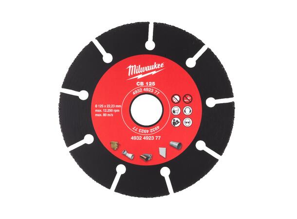 Milwaukee carbideskive 125mm 1 stk pr. pakke 