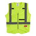 Milwaukee vest - GUL, L/XL 1 stk pr. pakke / HI-VISIBILITY