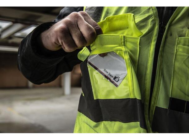 Milwaukee vest - GUL, L/XL 1 stk pr. pakke / HI-VISIBILITY 