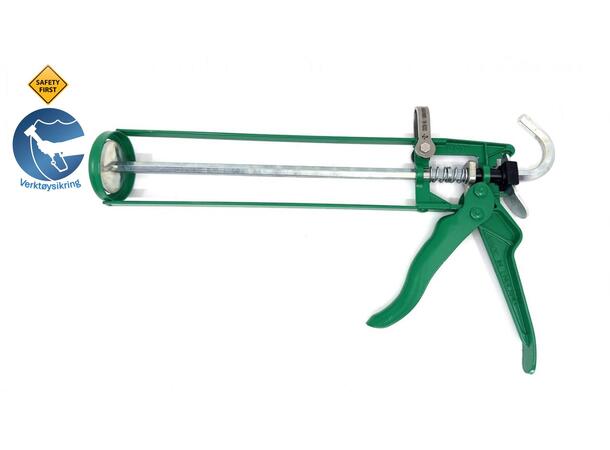 Fugepistol, 310ml m/sikring 