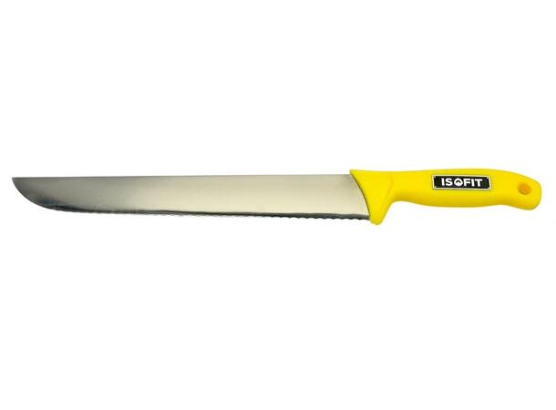 ISOFIT isolasjonskniv 290mm m/tagger 6 stk pr. pakke / gult plastikkskaft 