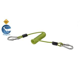 Spiralvaier 0,5KG Rustfritt st&#229;l karabinkroker