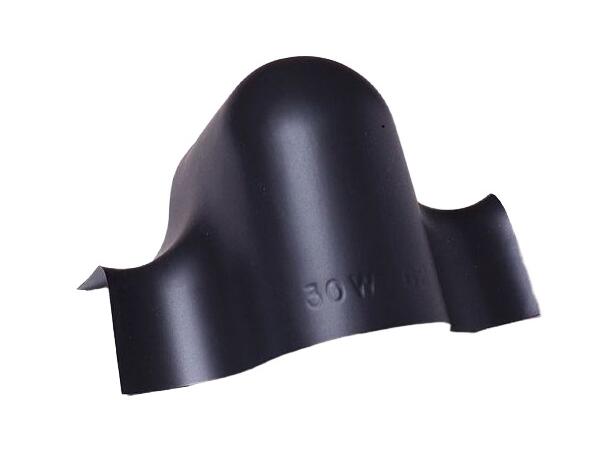 Danmat PVC SVART 90° bend 60 x 60 mm 