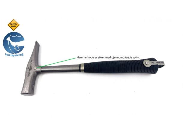 Blikkenslagerhammer, 635g m/sikring 