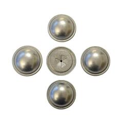 Dome Cap 2,7/38 mm, Galv. Stål 1000 stk pr. eske / GALV. STEEL