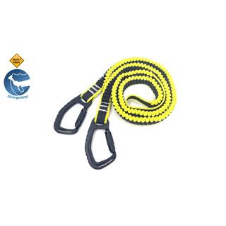 Elastisk stropp 6KG Aluminium twist-lock karabinkroker