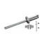 GOEBEL popnagler Alu/Alu 3,2x8mm 1000 stk pr. eske / AL/AL